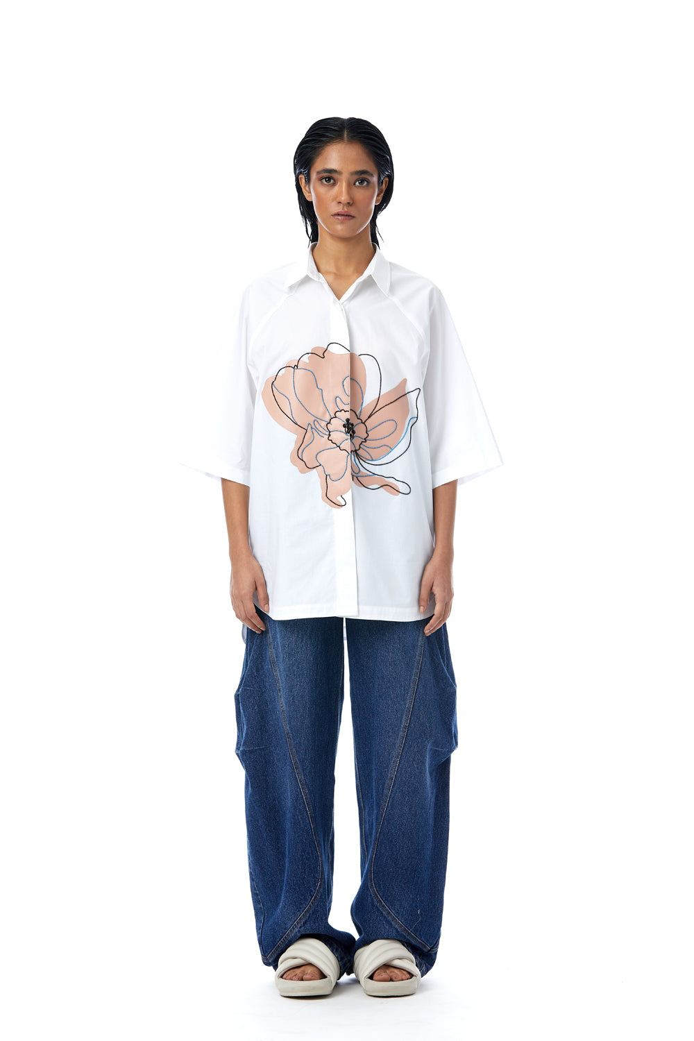 ‘Posy’ Appliqué Shirt
