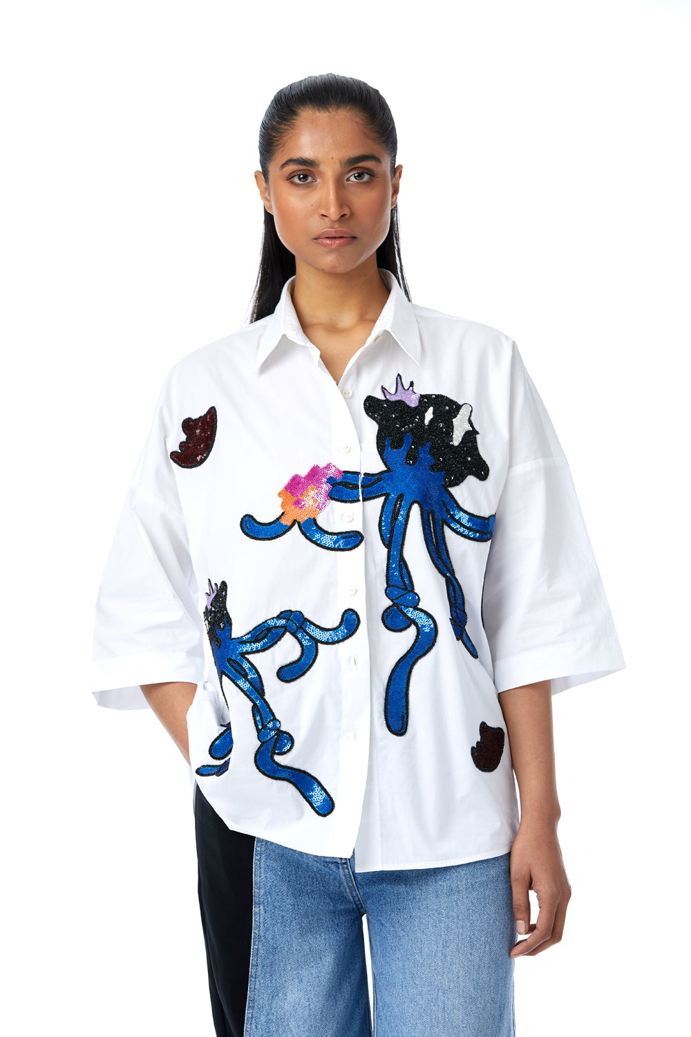 'Jojo' Hand Embellished Shirt