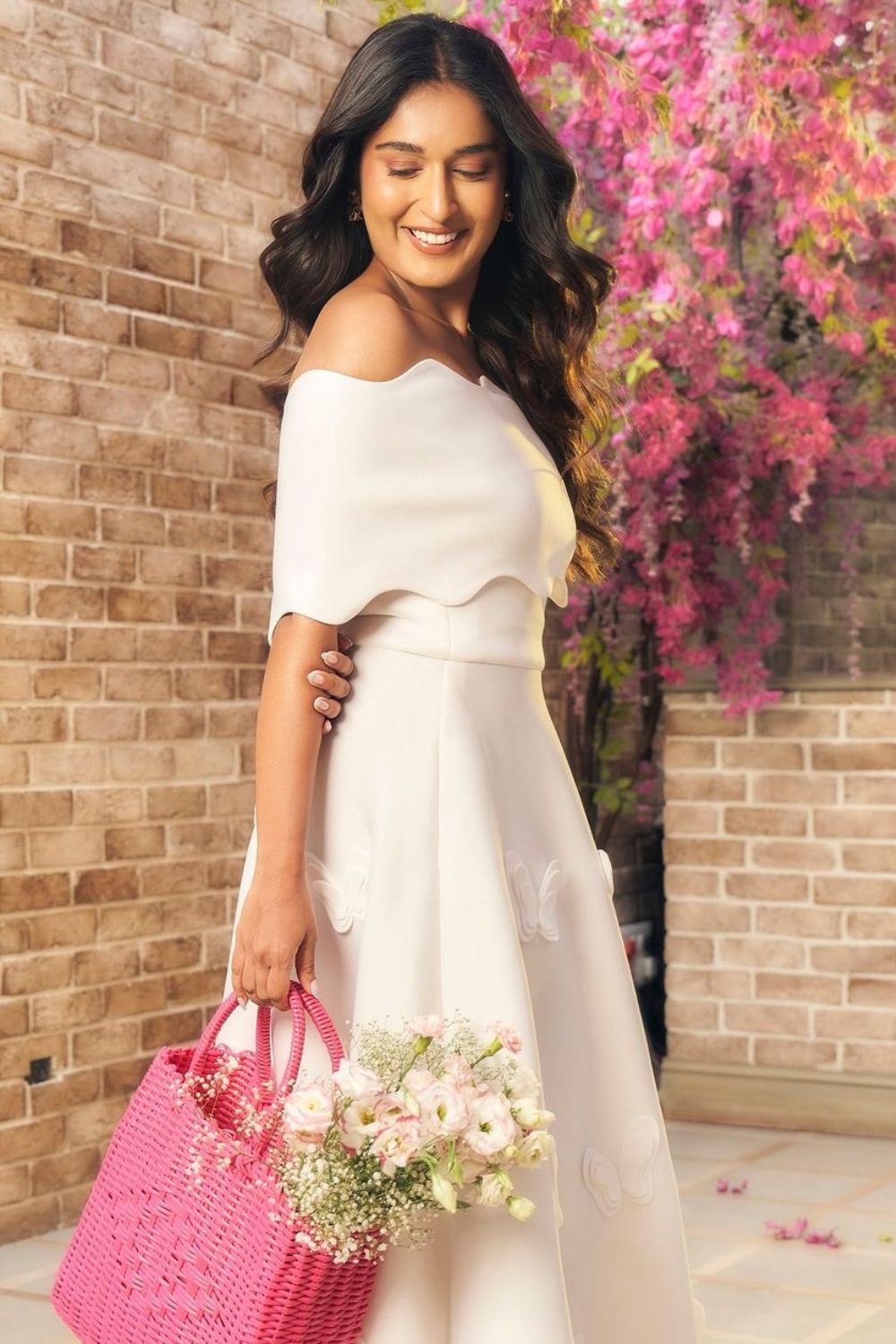 Niharika NM in Amyra Dress with Wrap