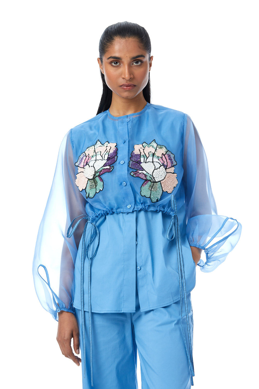 ‘Ayla’ Hand Embellished Shirt