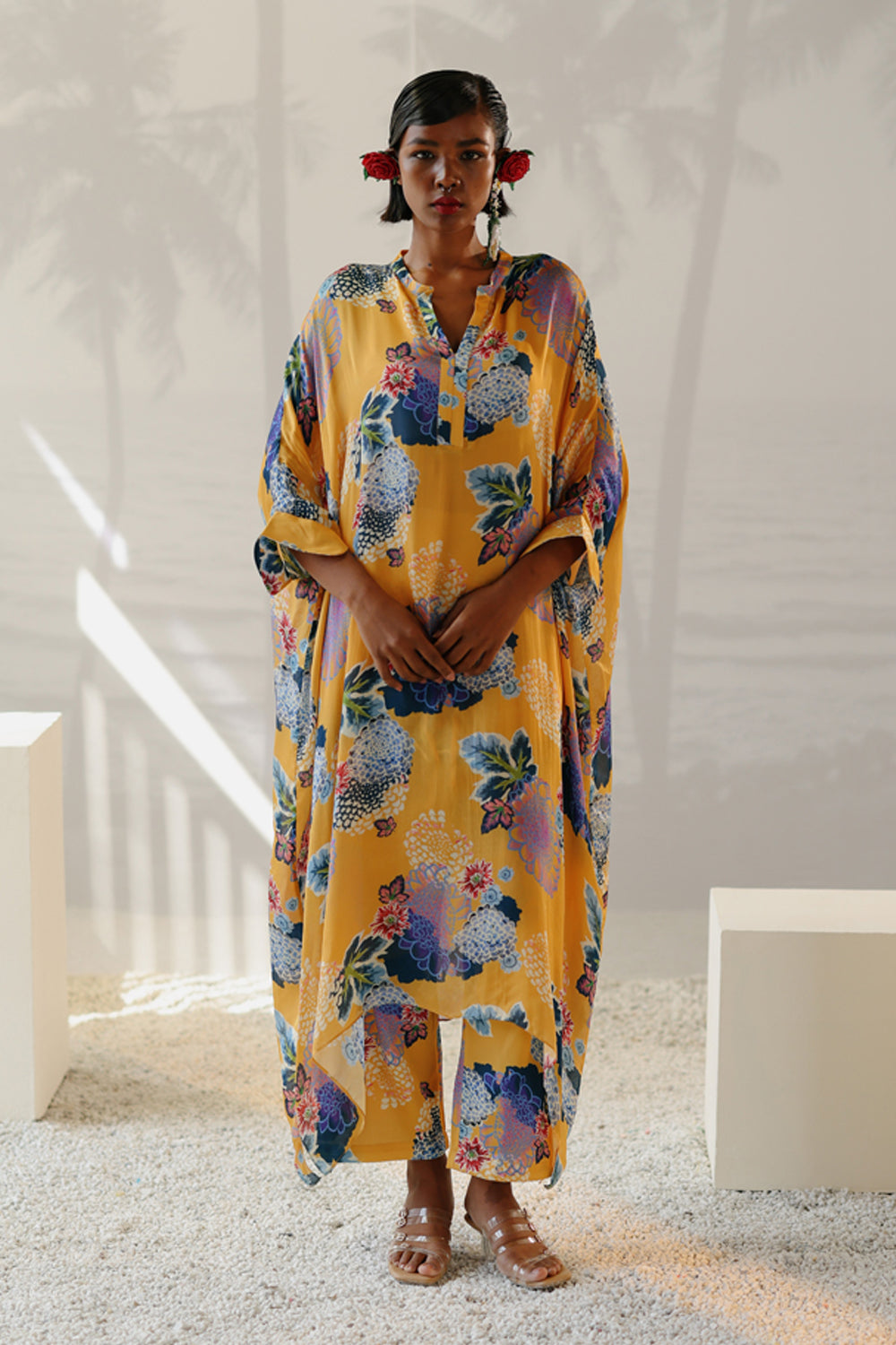 Long Sunset Kaftan Set