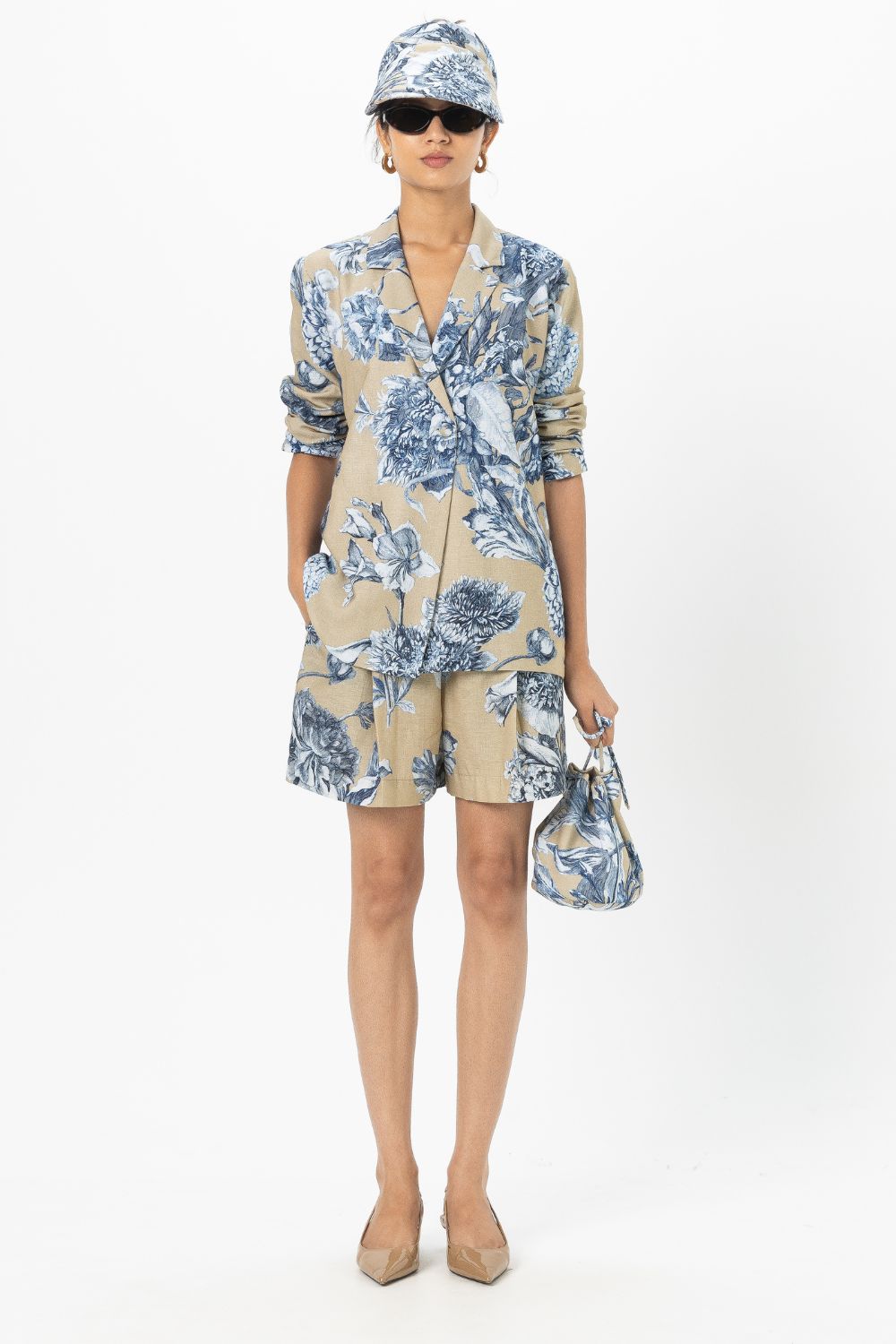 Tany Blazer Shorts Set