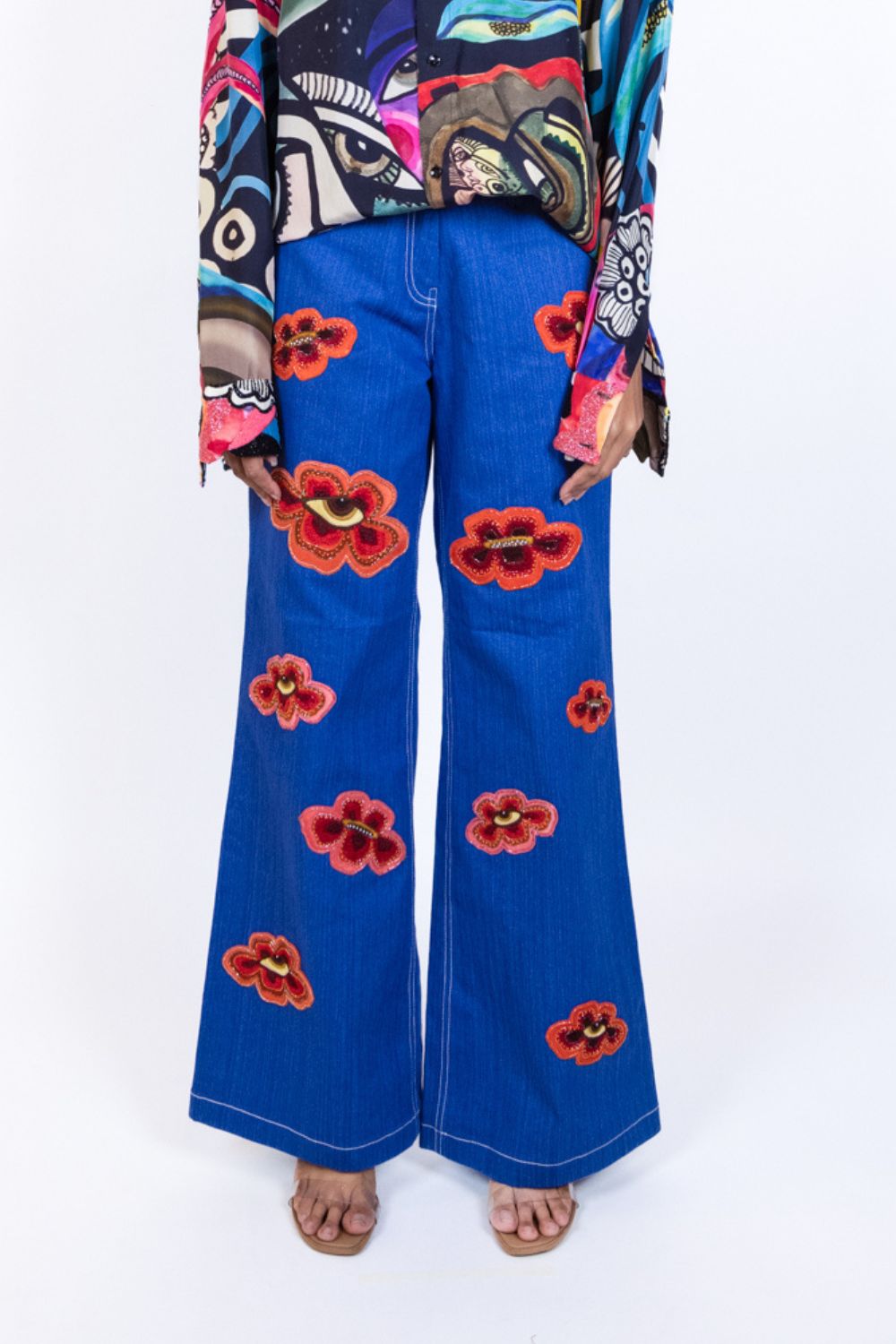 Embroidered Jeans