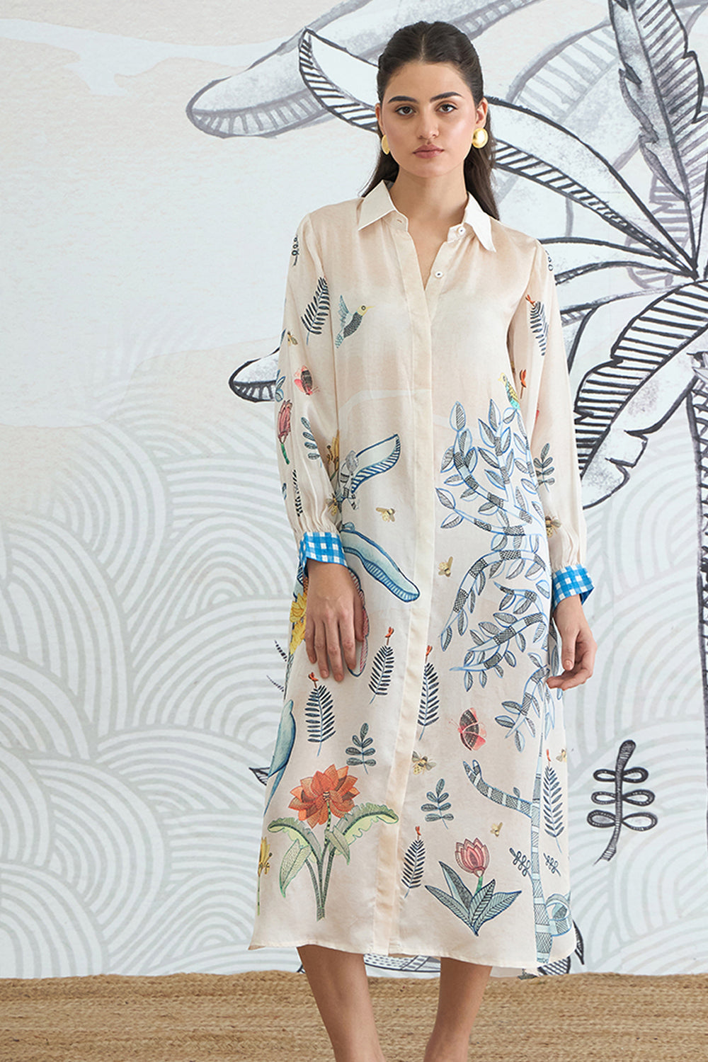 Jungle Shirt Dress