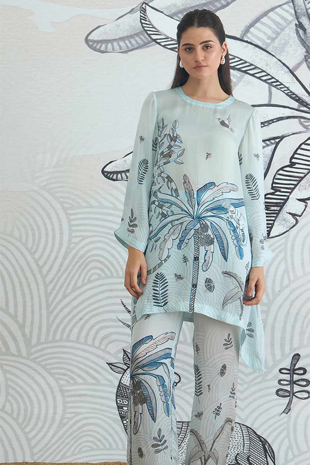 Powder Blue Co-ord Set