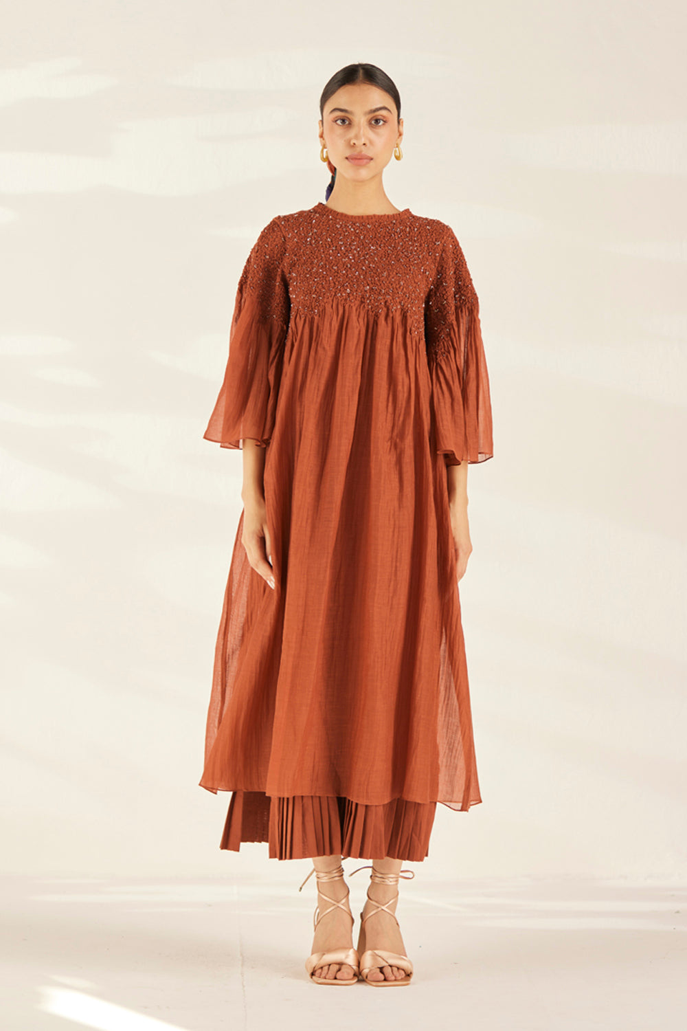 Rust Reva Dress