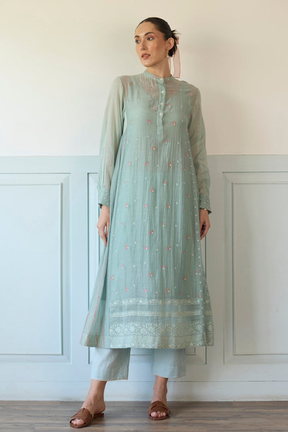 Pastel Blue Kurta Set