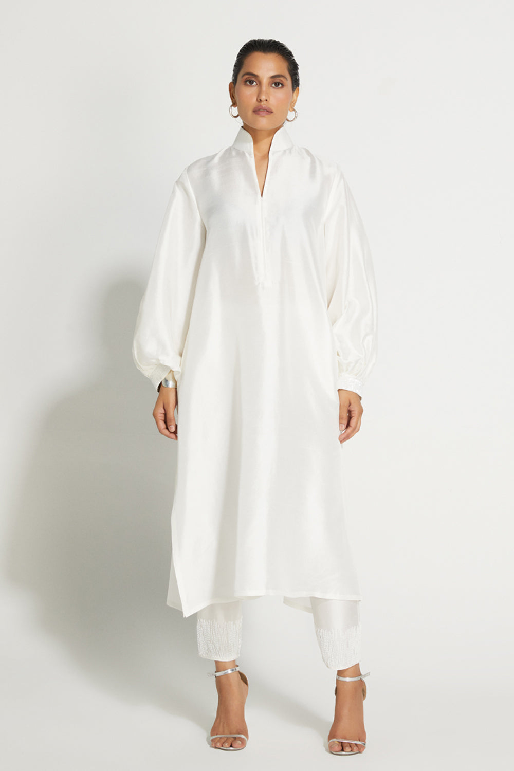 Mandarin Kurta set