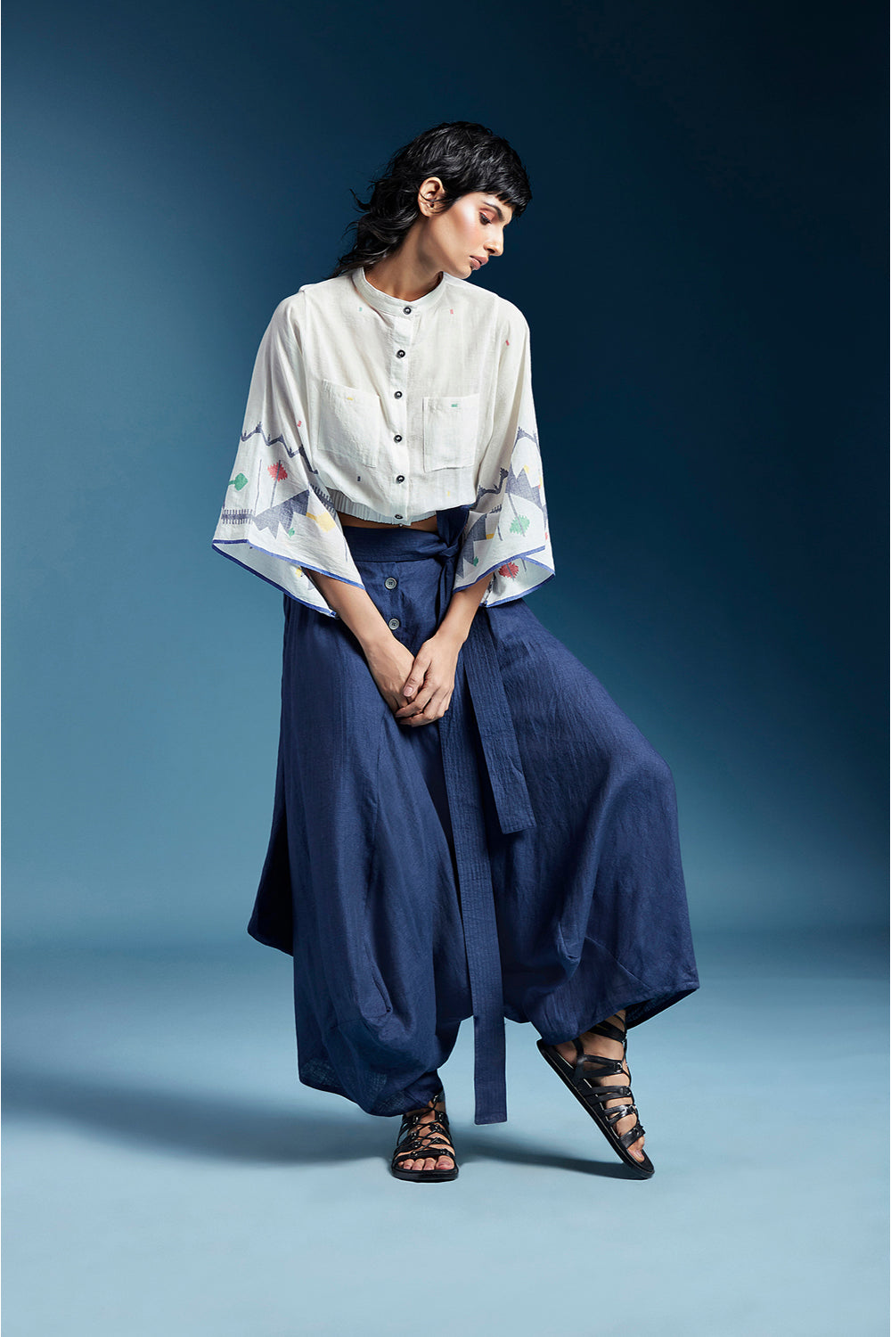 Abir Trousers in Blue