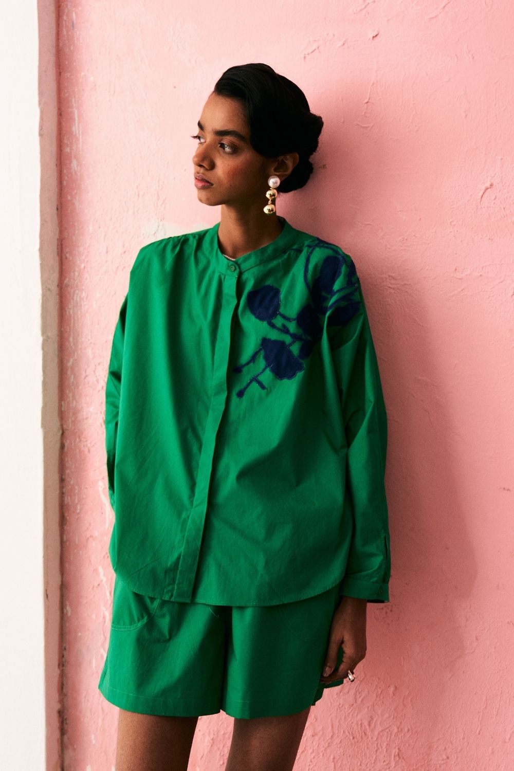 Emerald Applique Shirt