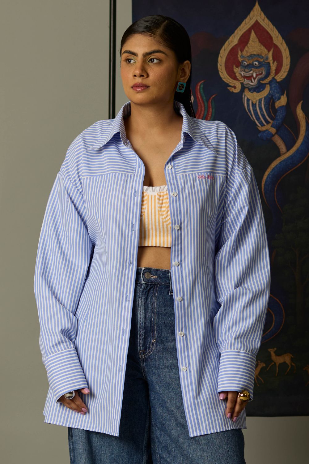 Wisp Shirt in Aqua