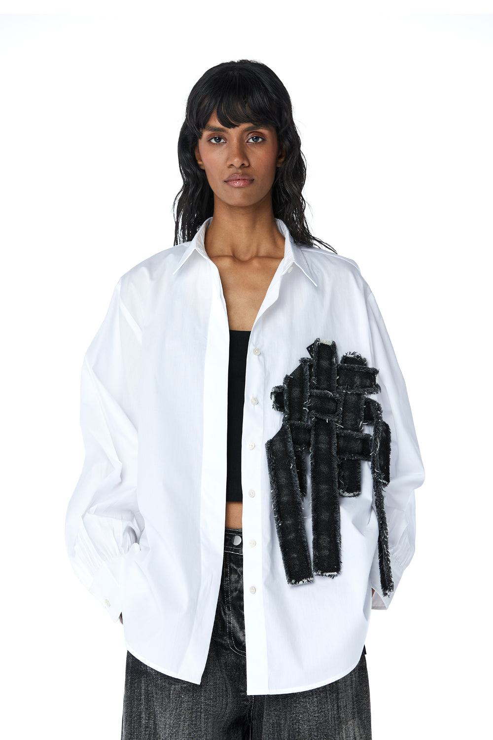 ‘REX' Denim Weave Shirt