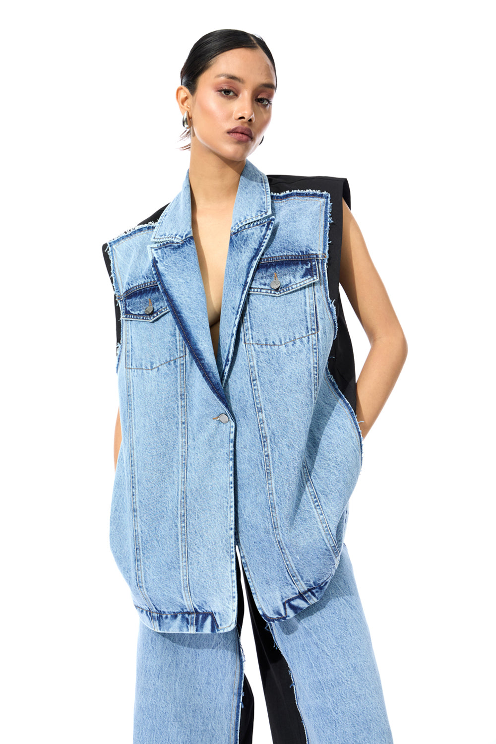 Deconstructed Denim Jacket