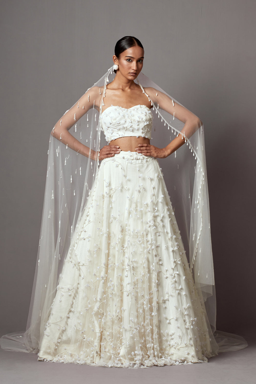 Tafetta Lehenga Set