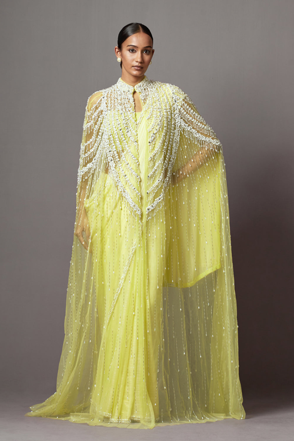 Mala Cape Saree