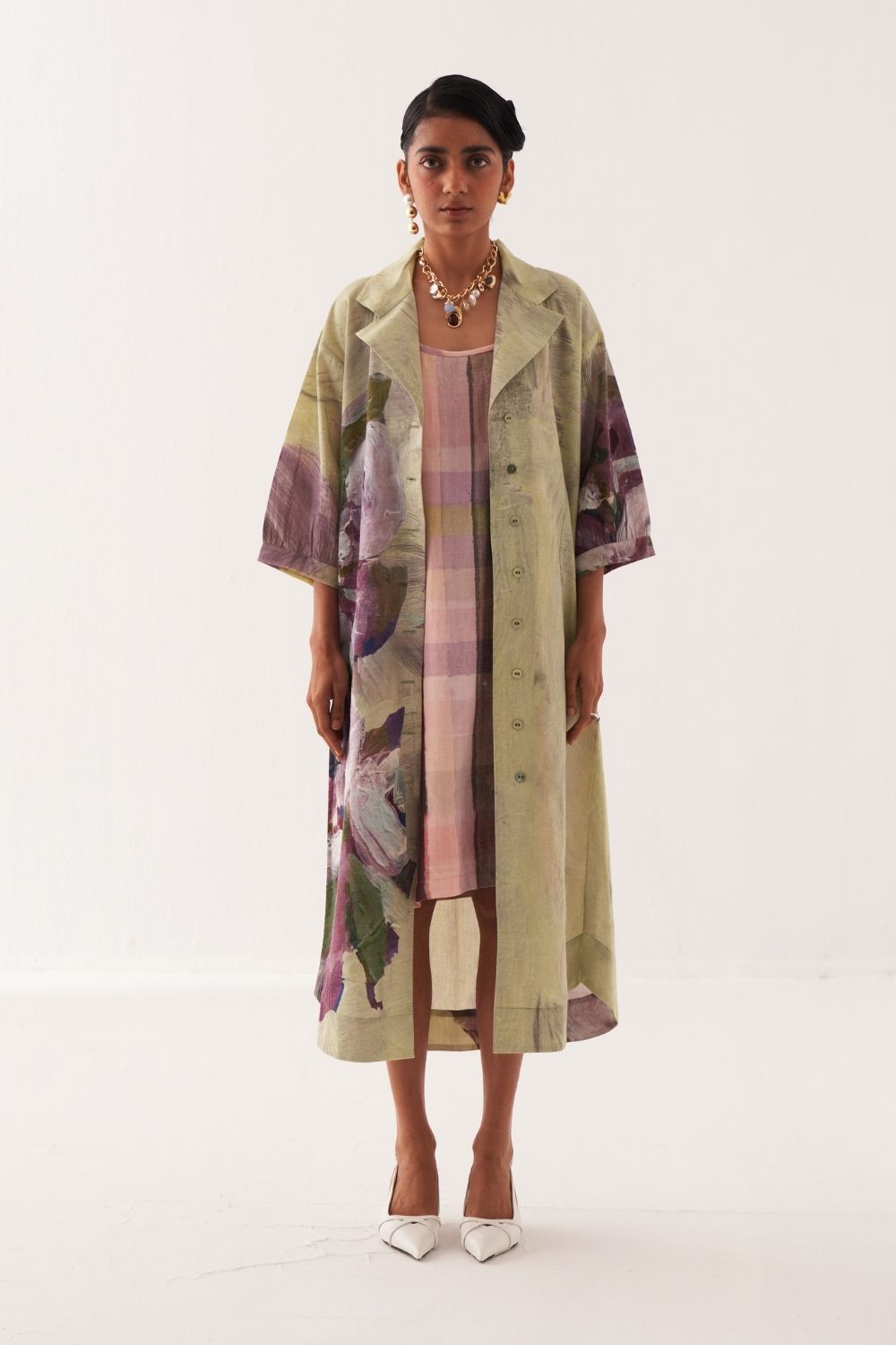 Pista Bloom Trench Set