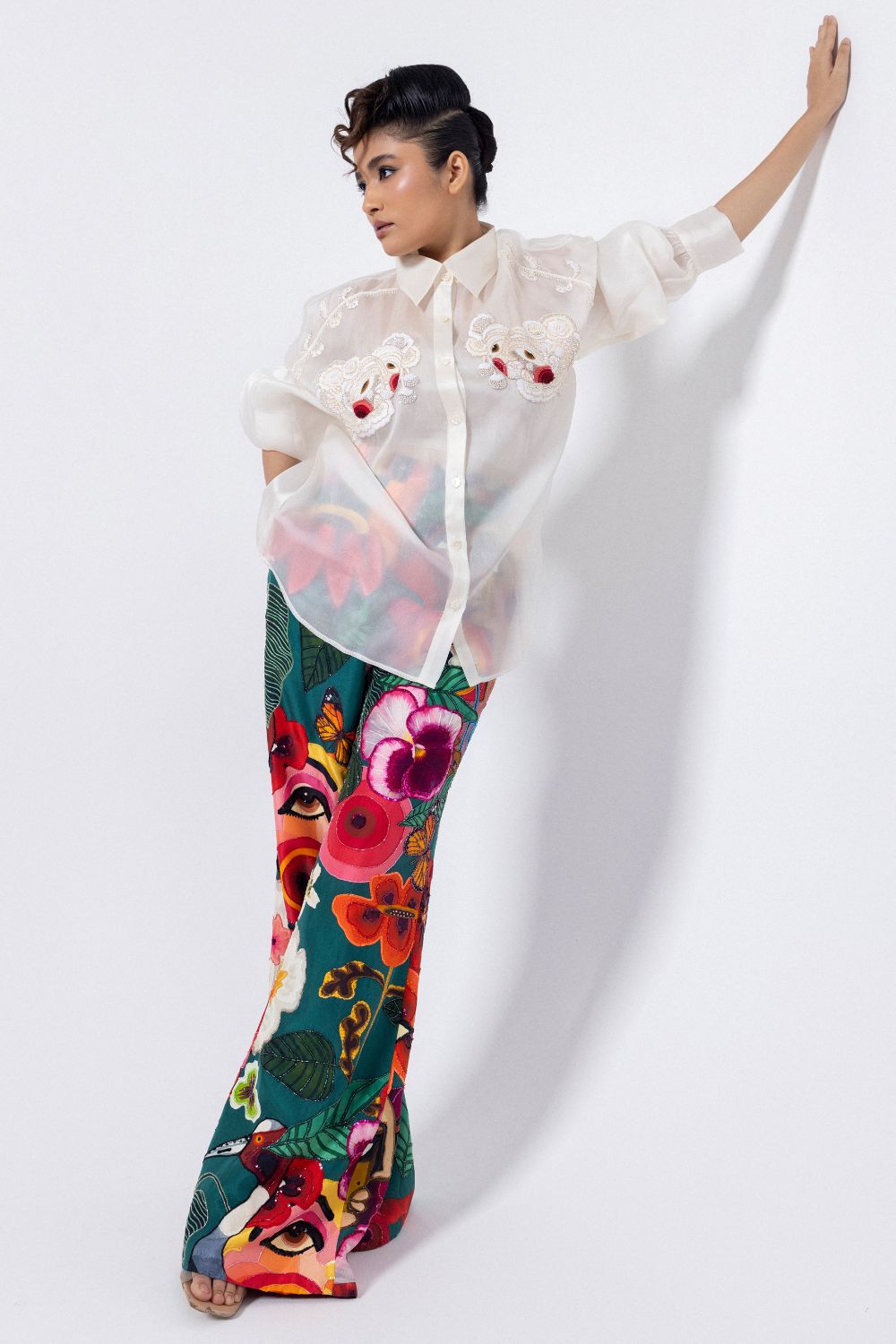 Foliage Patch 2 Embroidered Shirt