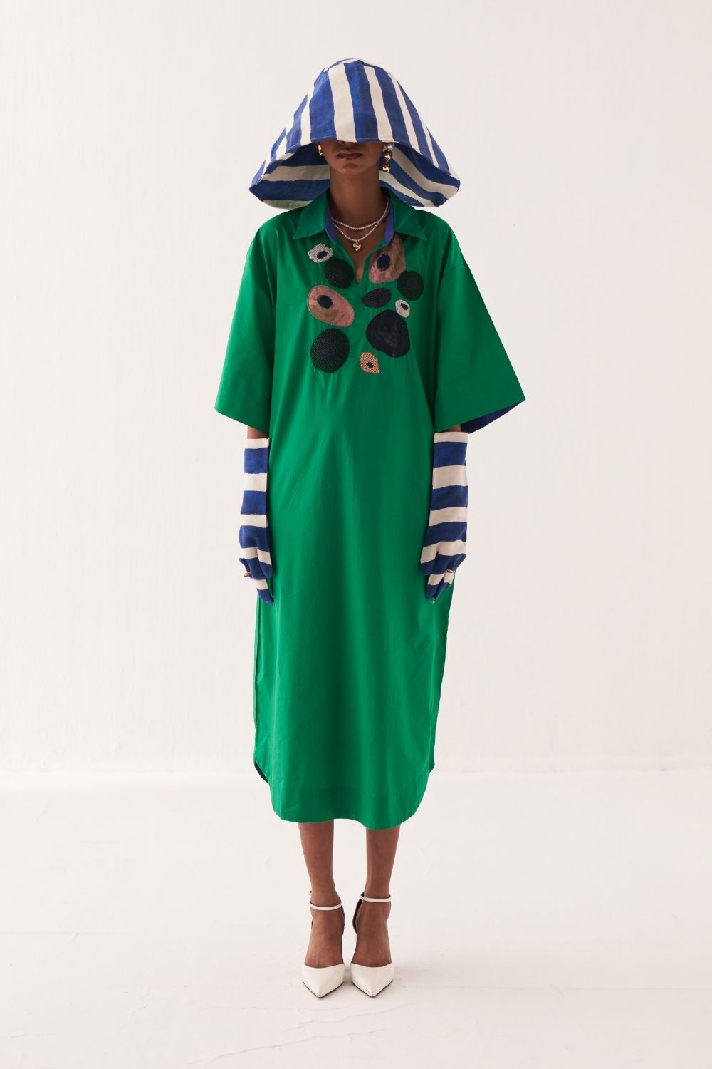 Emerald Embroideried Dress