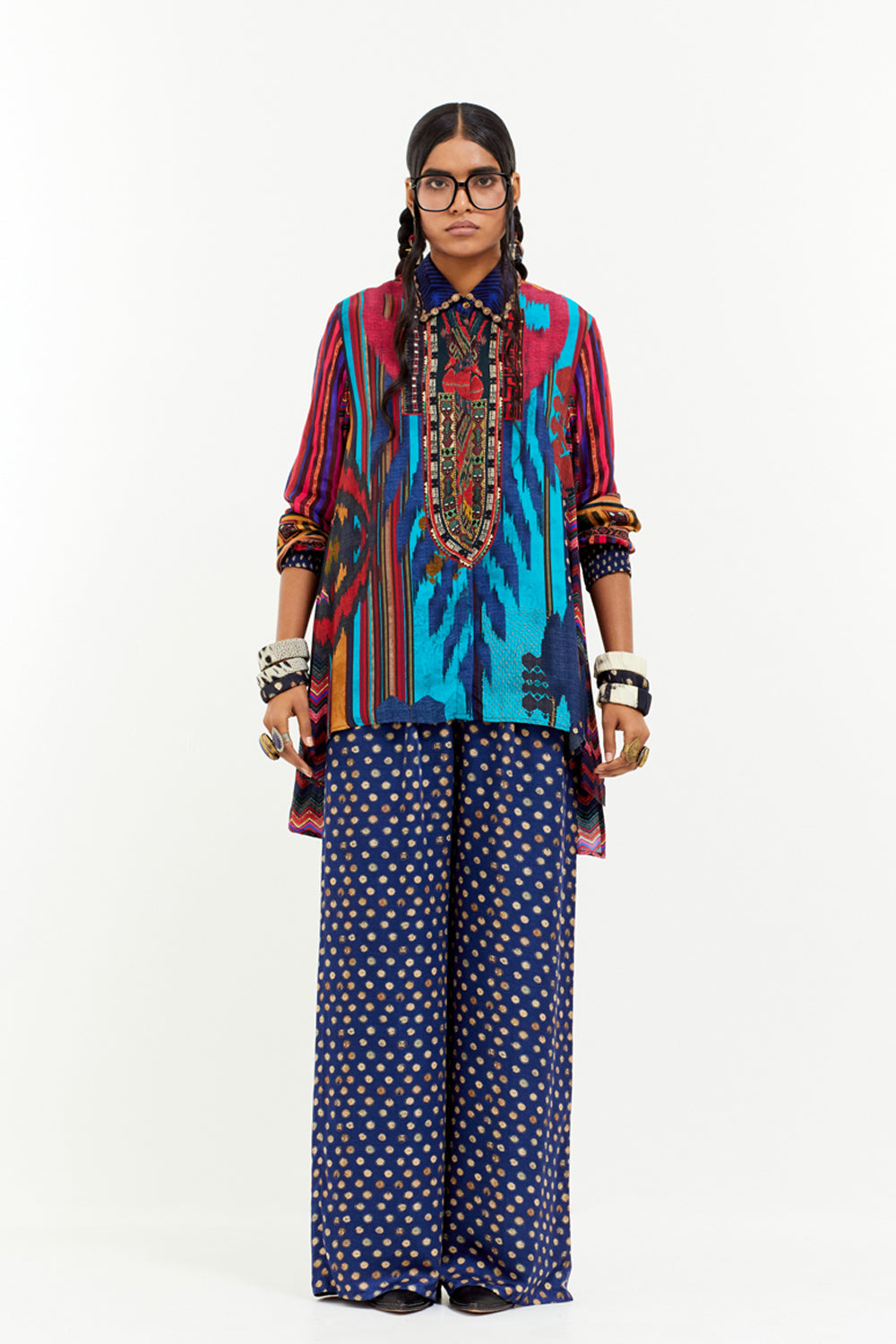 Atri Straight Shirt Set