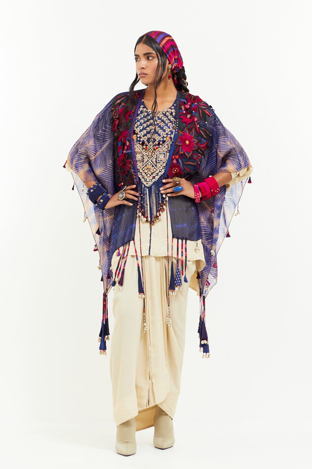 Veni Dupatta Jacket Set