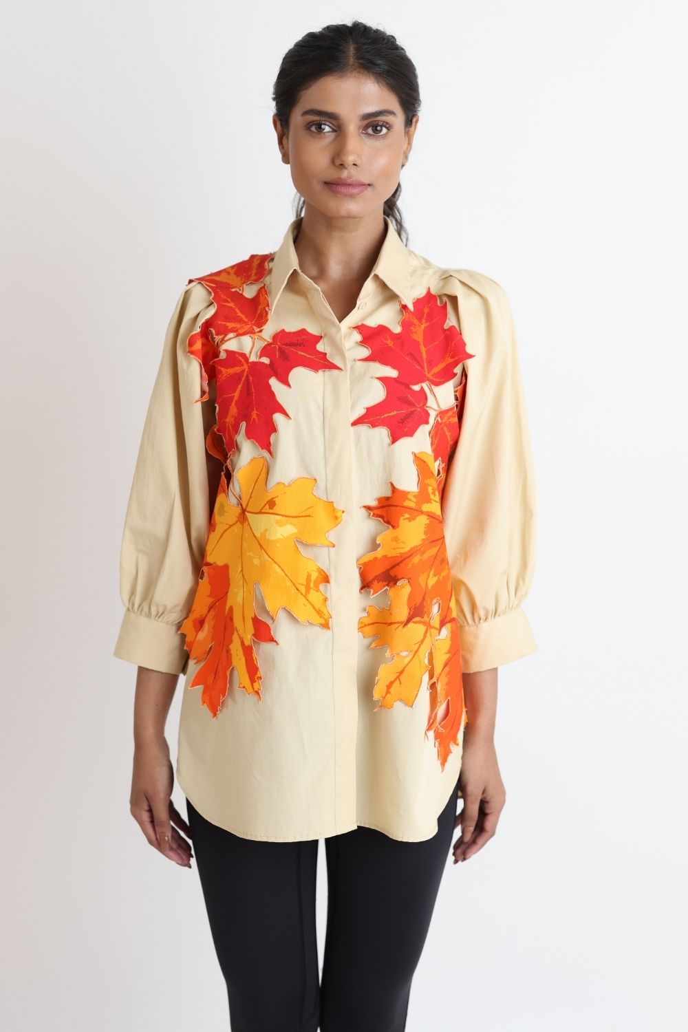 The Rustic Maple Raglan Shirt Beige