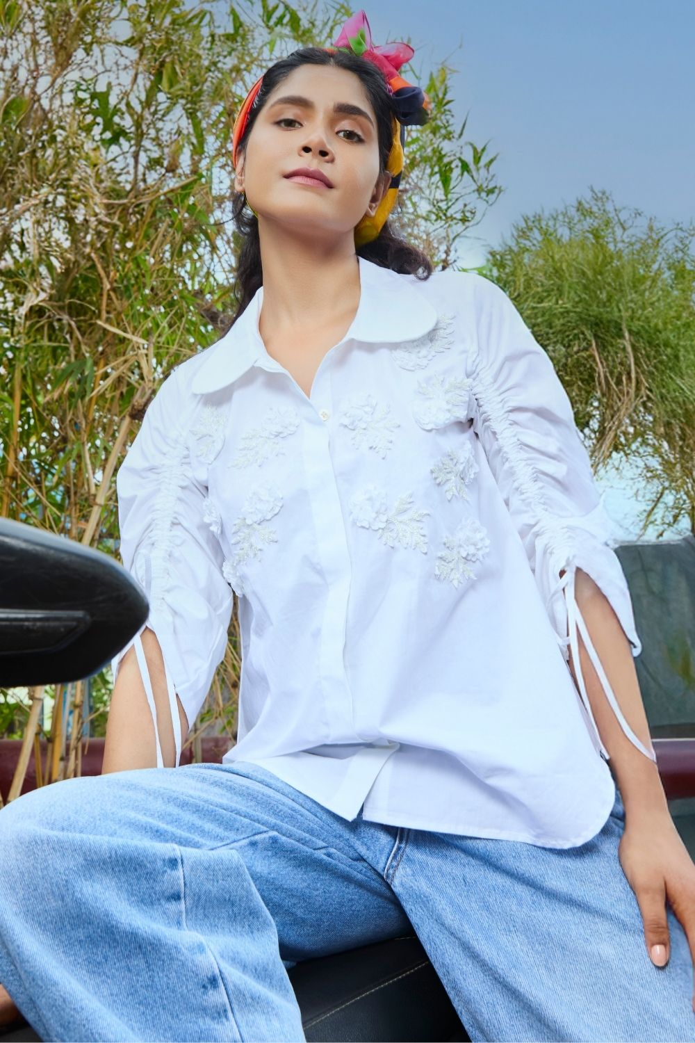 The Cummberband Shirt White