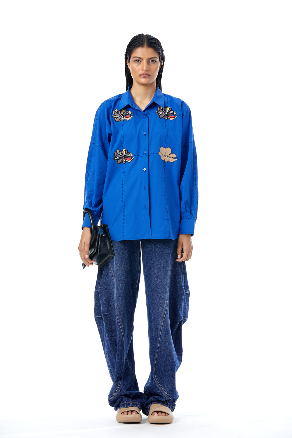 'Zyla' Applique Shirt