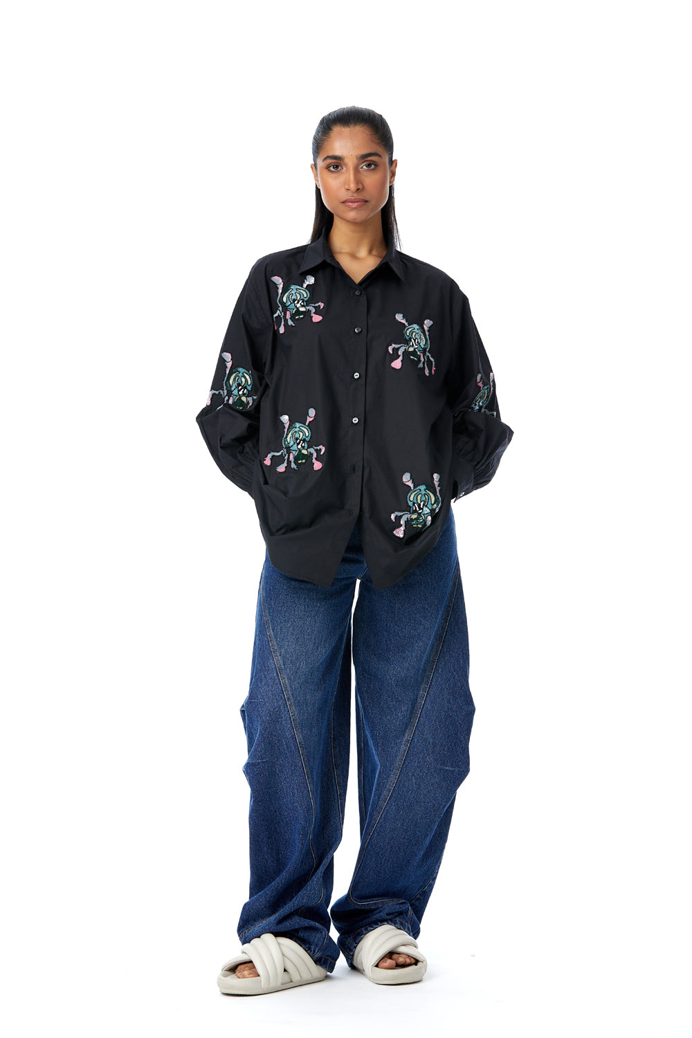 'Zany' Embellished Shirt