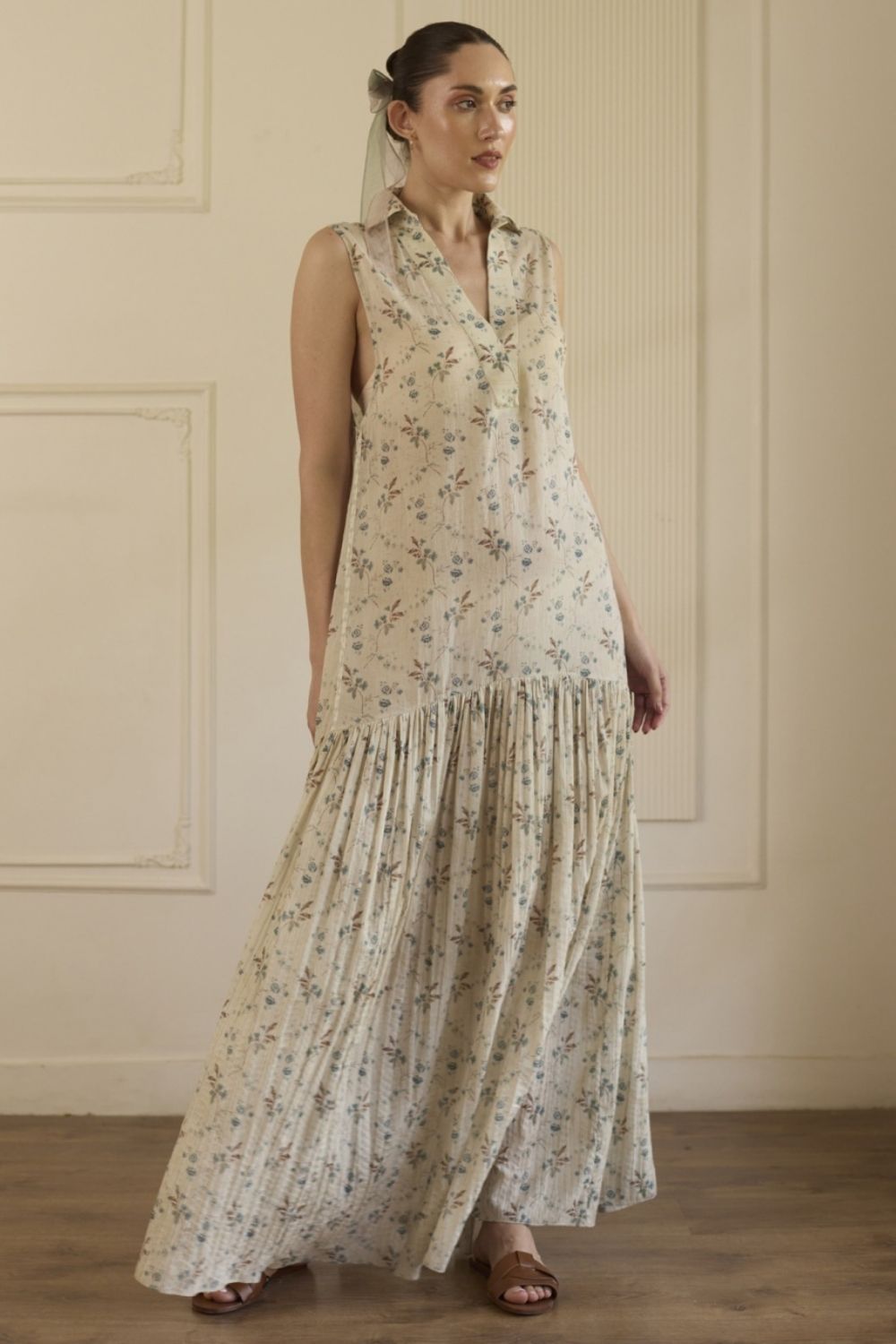 Beige Maxi Dress