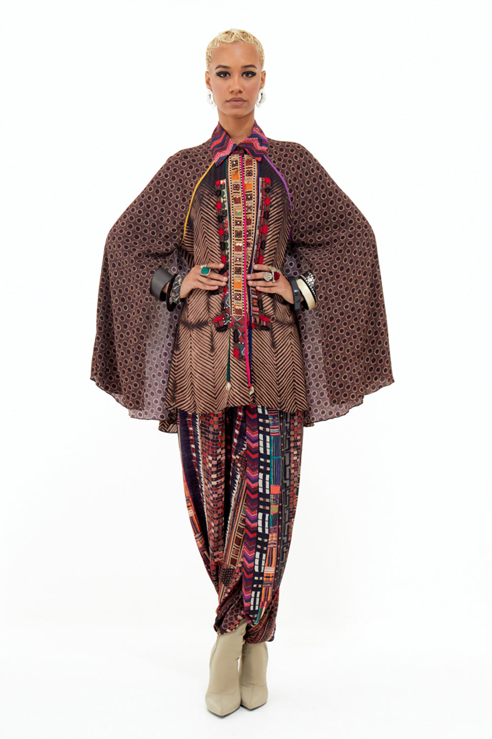 Mariyam Cape Shirt