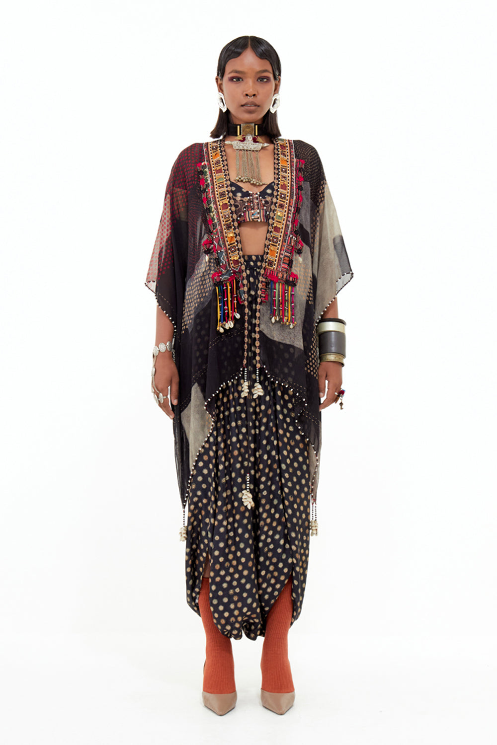 Veni Dupatta Jacket Set