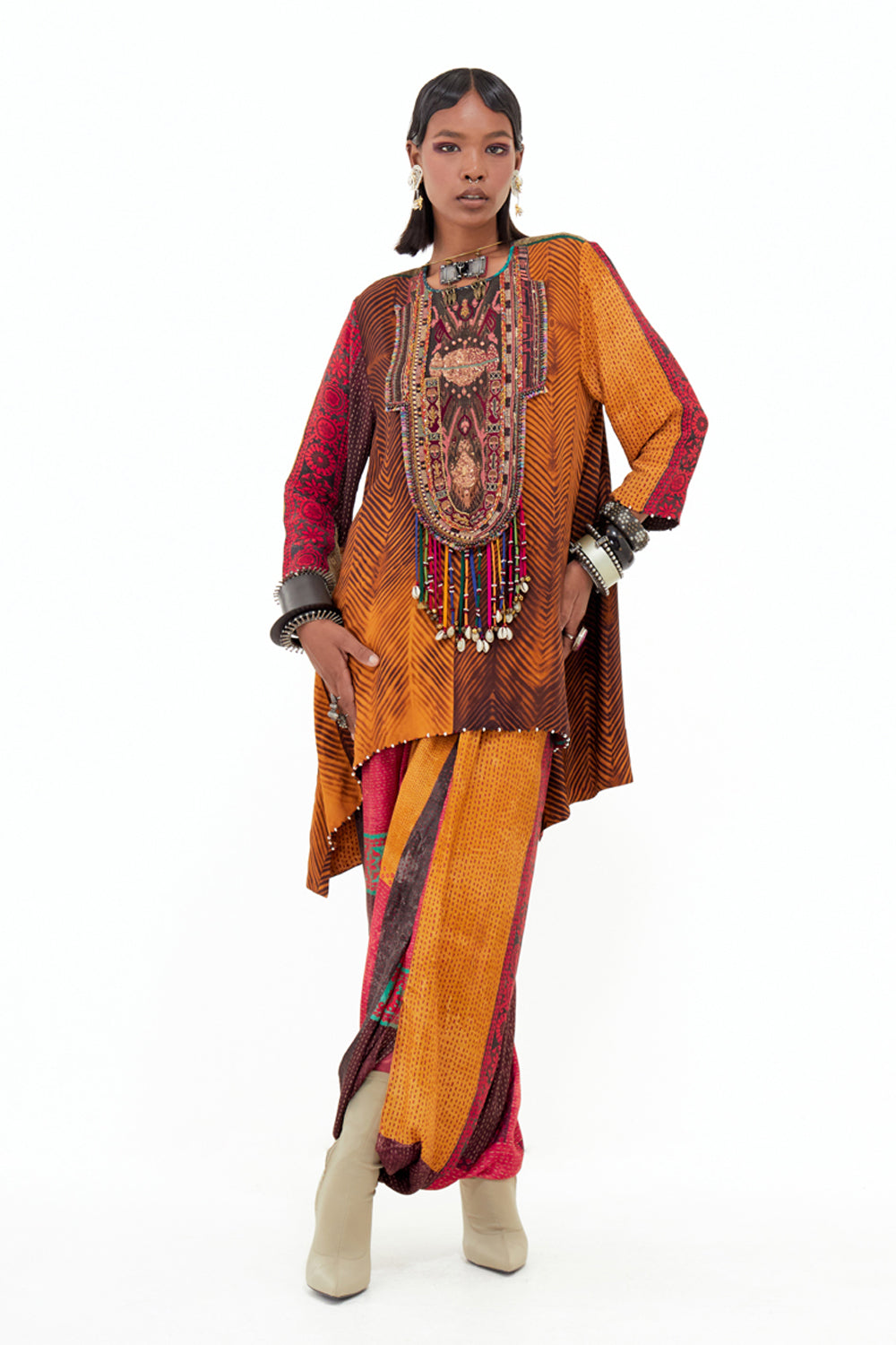 Veni Dupatta Jacket Set