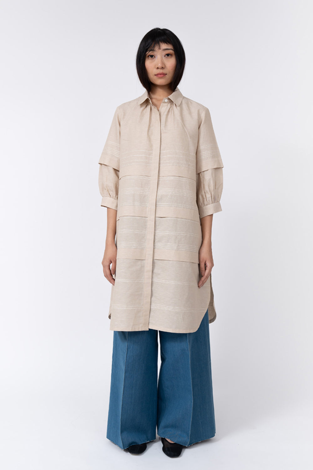 Pleated Fence Shirt
