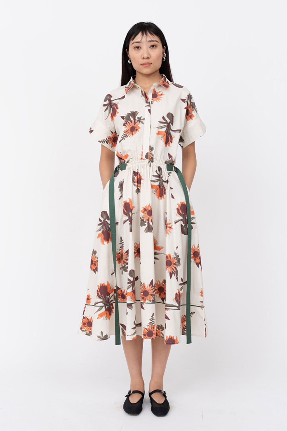 Bouquet Print Tong Dress