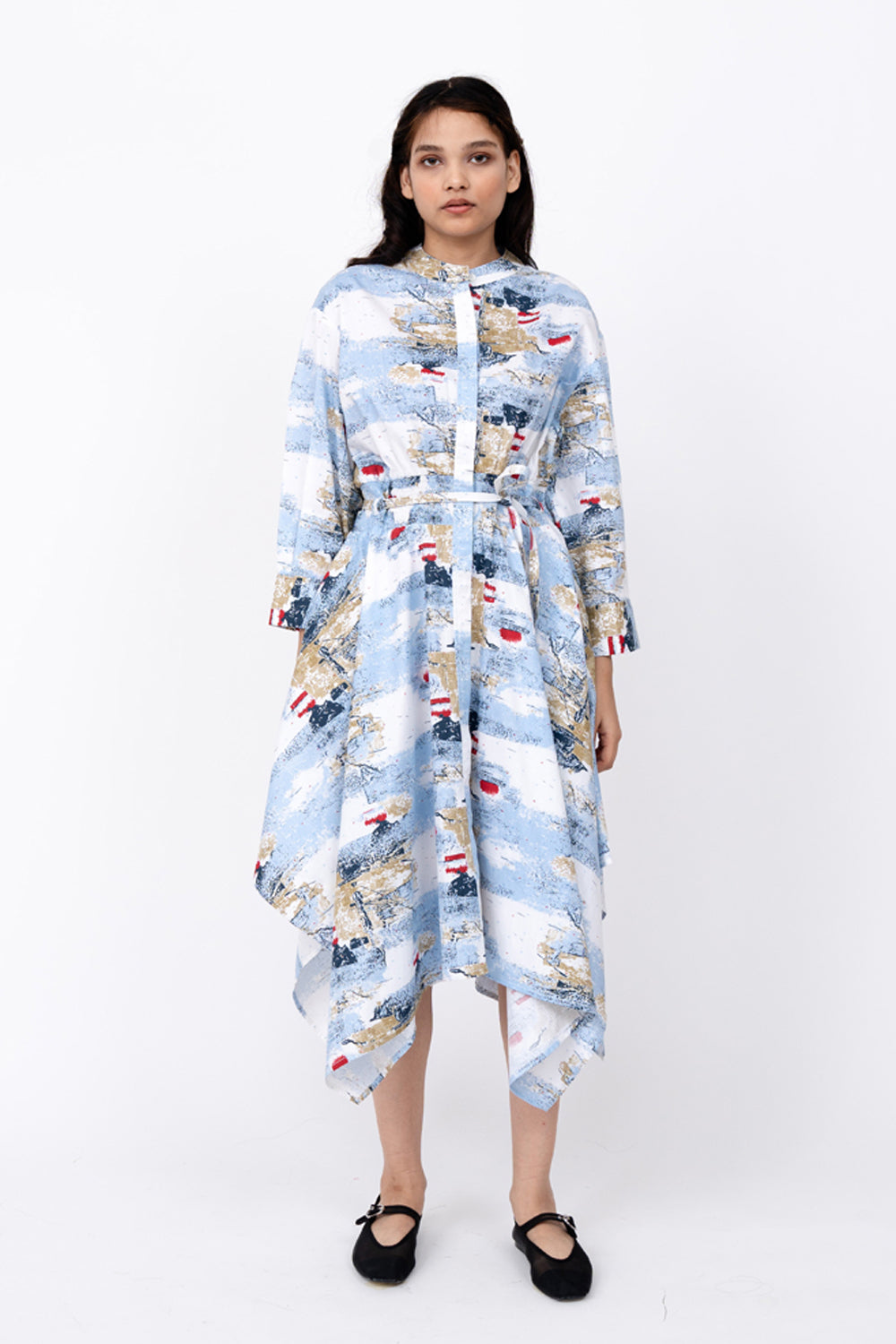 Abstract Canvas Print Hanker Dress