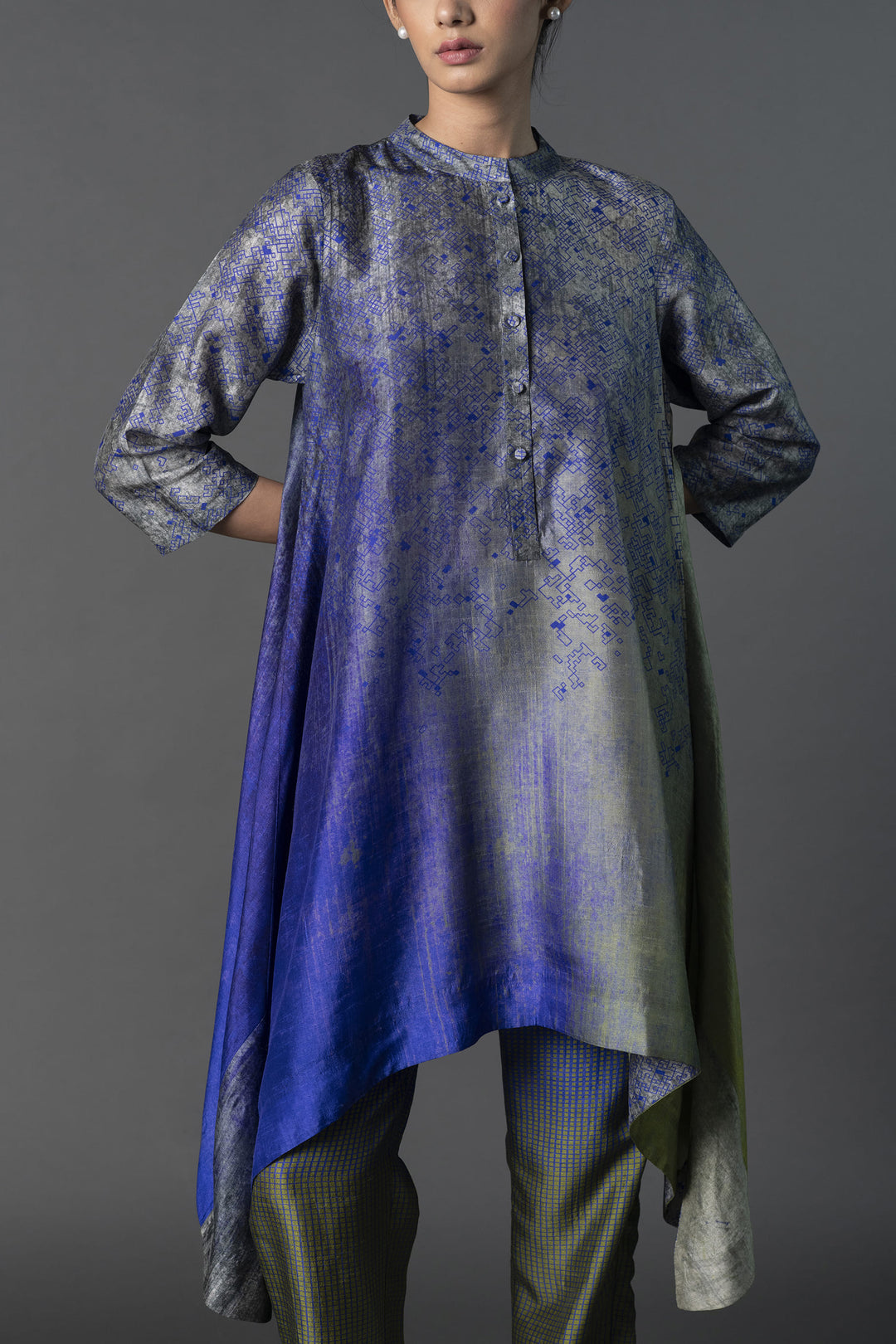 Array Mandarin collar Tunic Set
