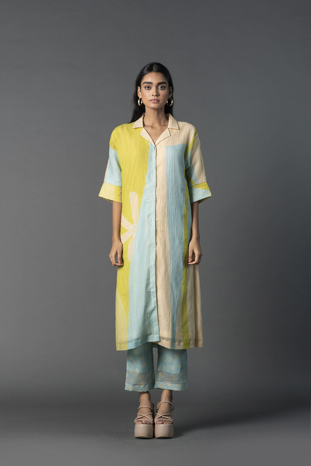 Array Shirt Tunic Set