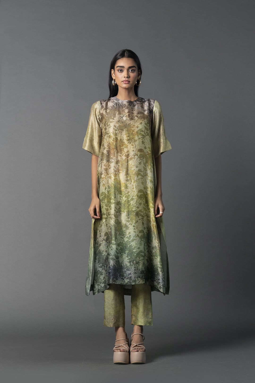 Array High Low Tunic Set
