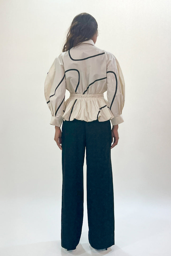 Bubble Hem Stem Top
