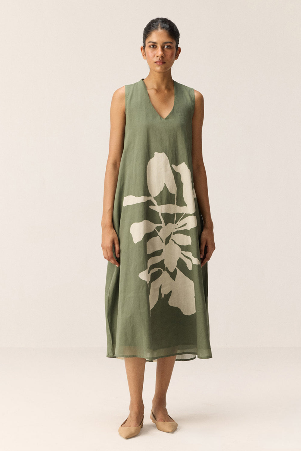 Faded Herb Dress