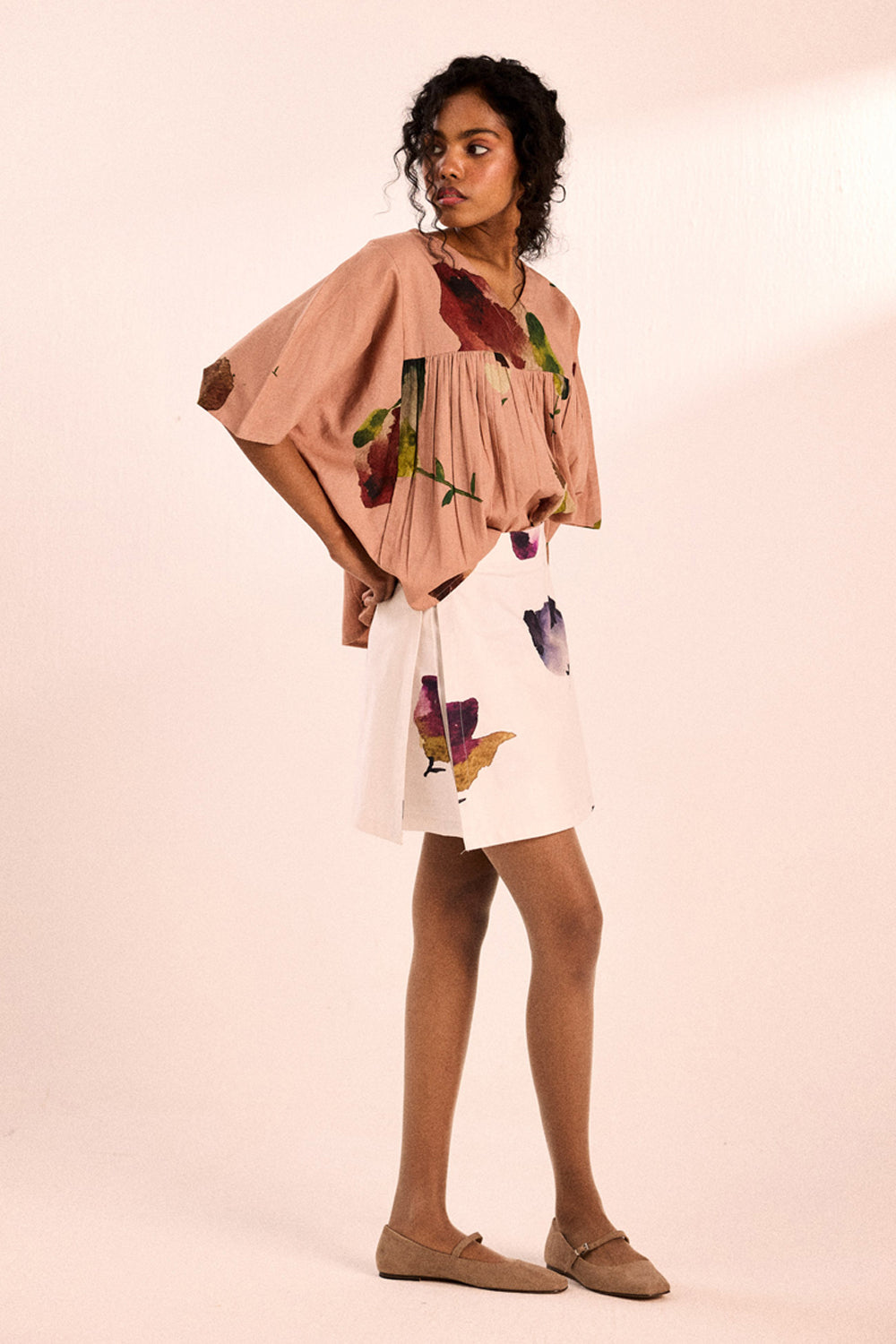 Amethyst Blooms Skort