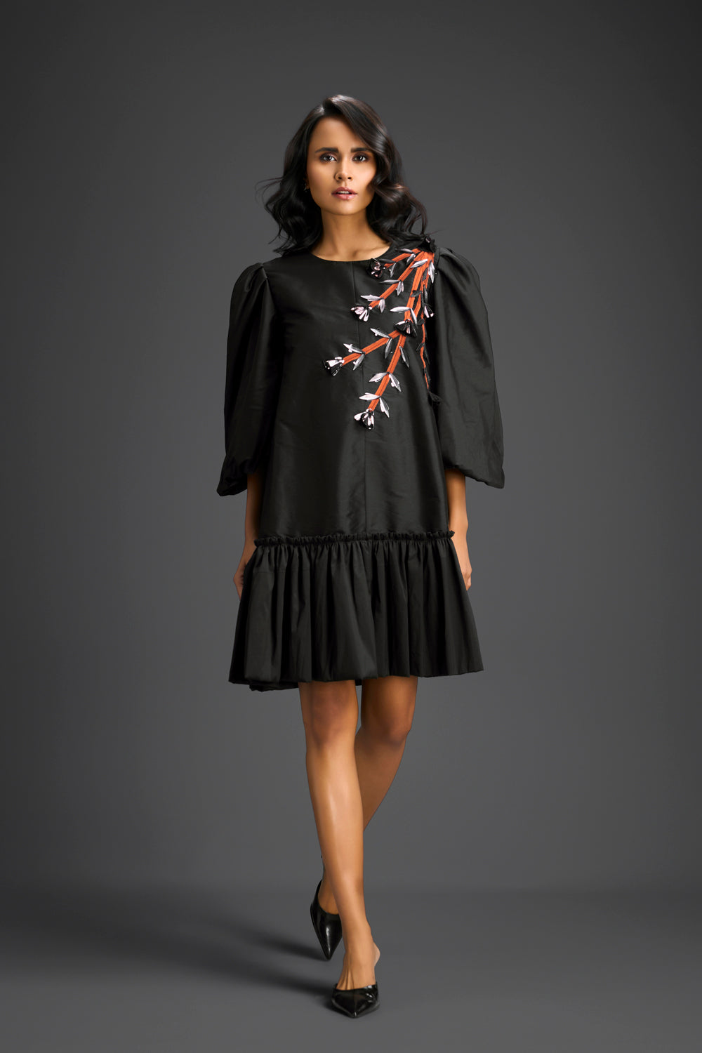Black & Rust Dress