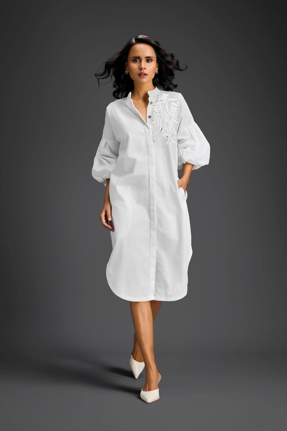 White Shirt Dress