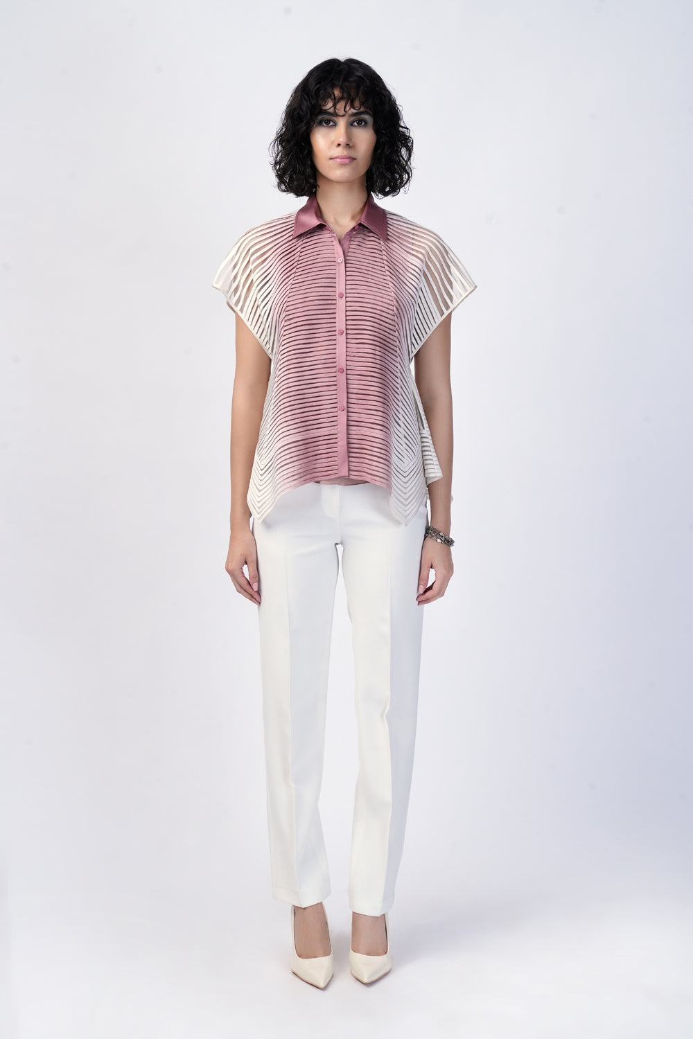 Swiss Rose Ivory Top