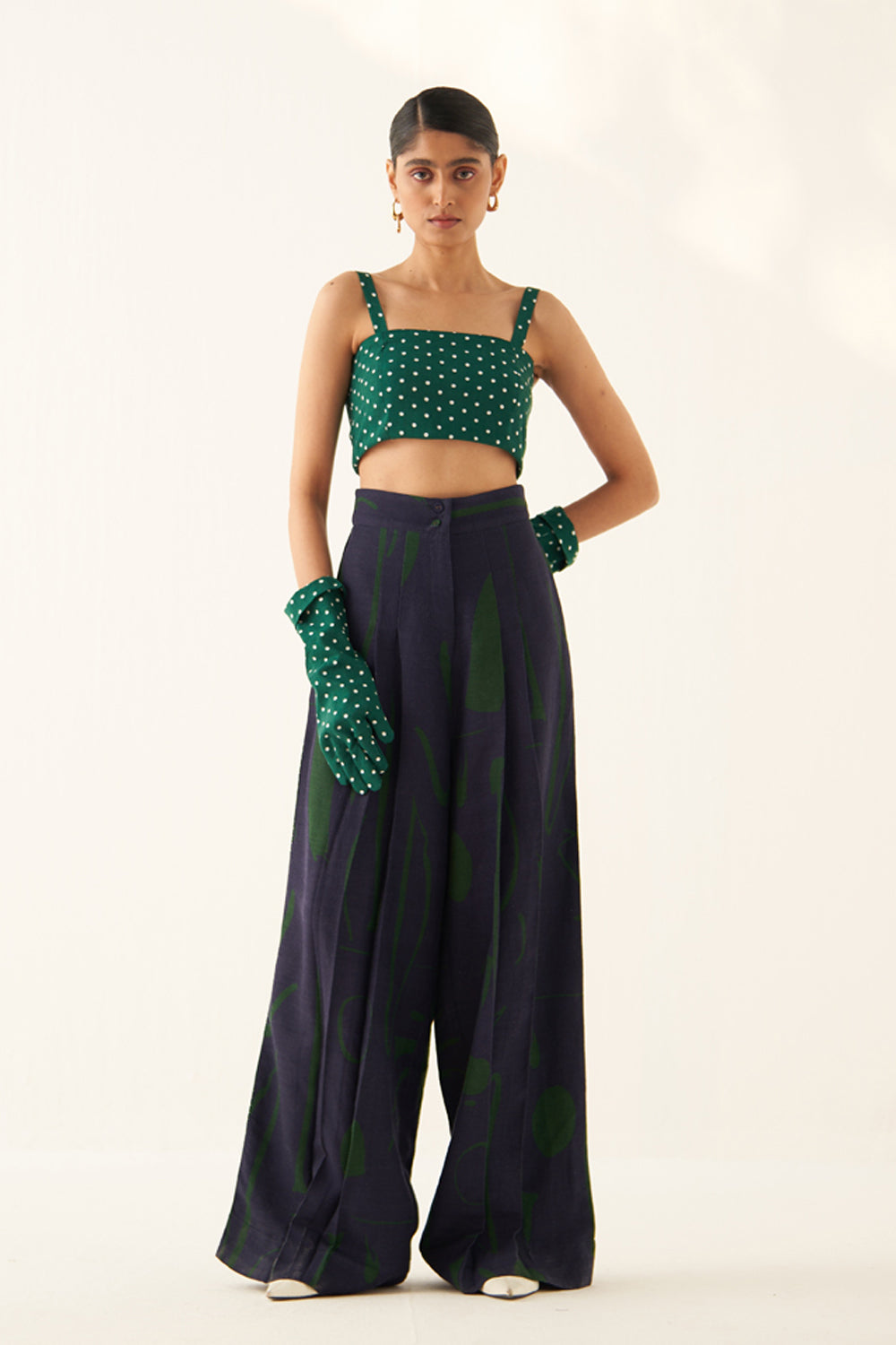 Green Sundae Polka Bralette