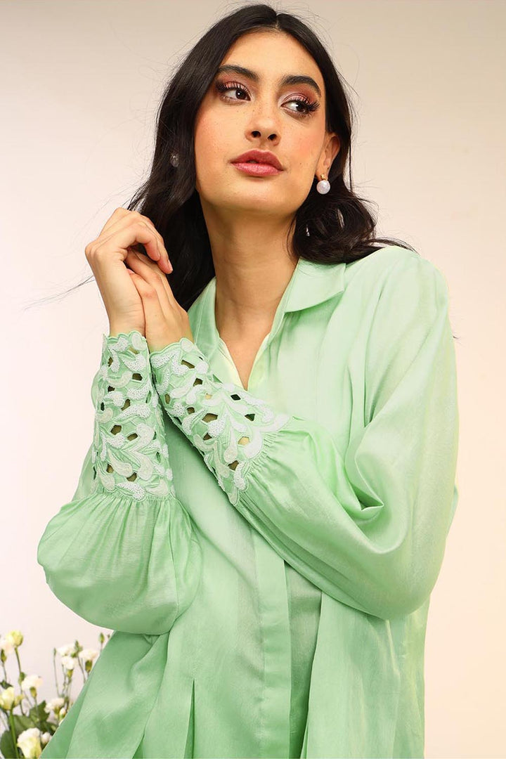 Swing Kiwi Green Co-ord Set