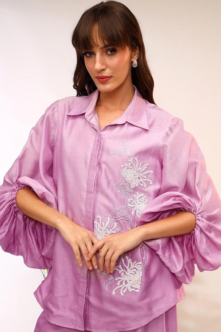 Oversized Sleeve Berry Blast Co-ord Set