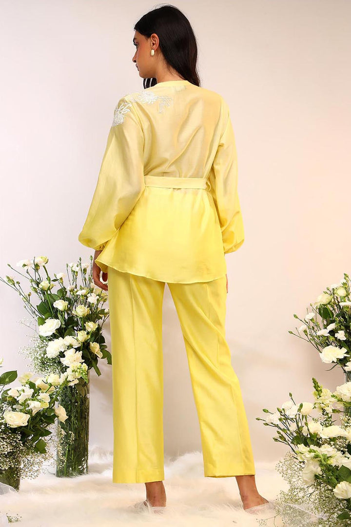 Wrap Around Citrus Burst Co-ord Set