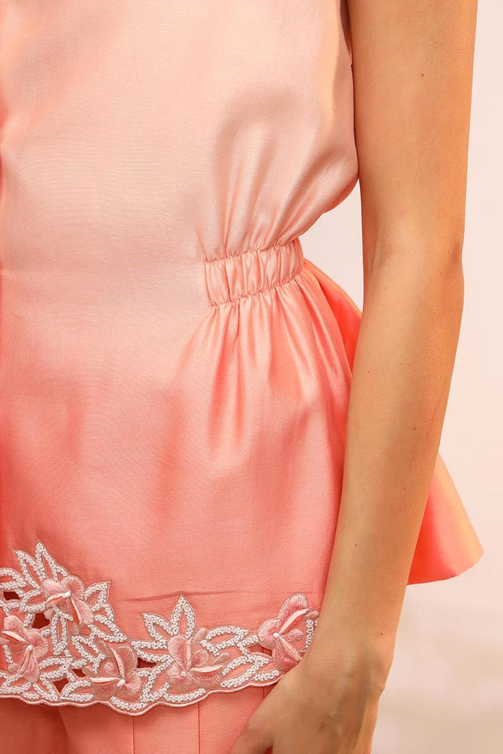 Peach Fuzz Blazer Co-ord Set