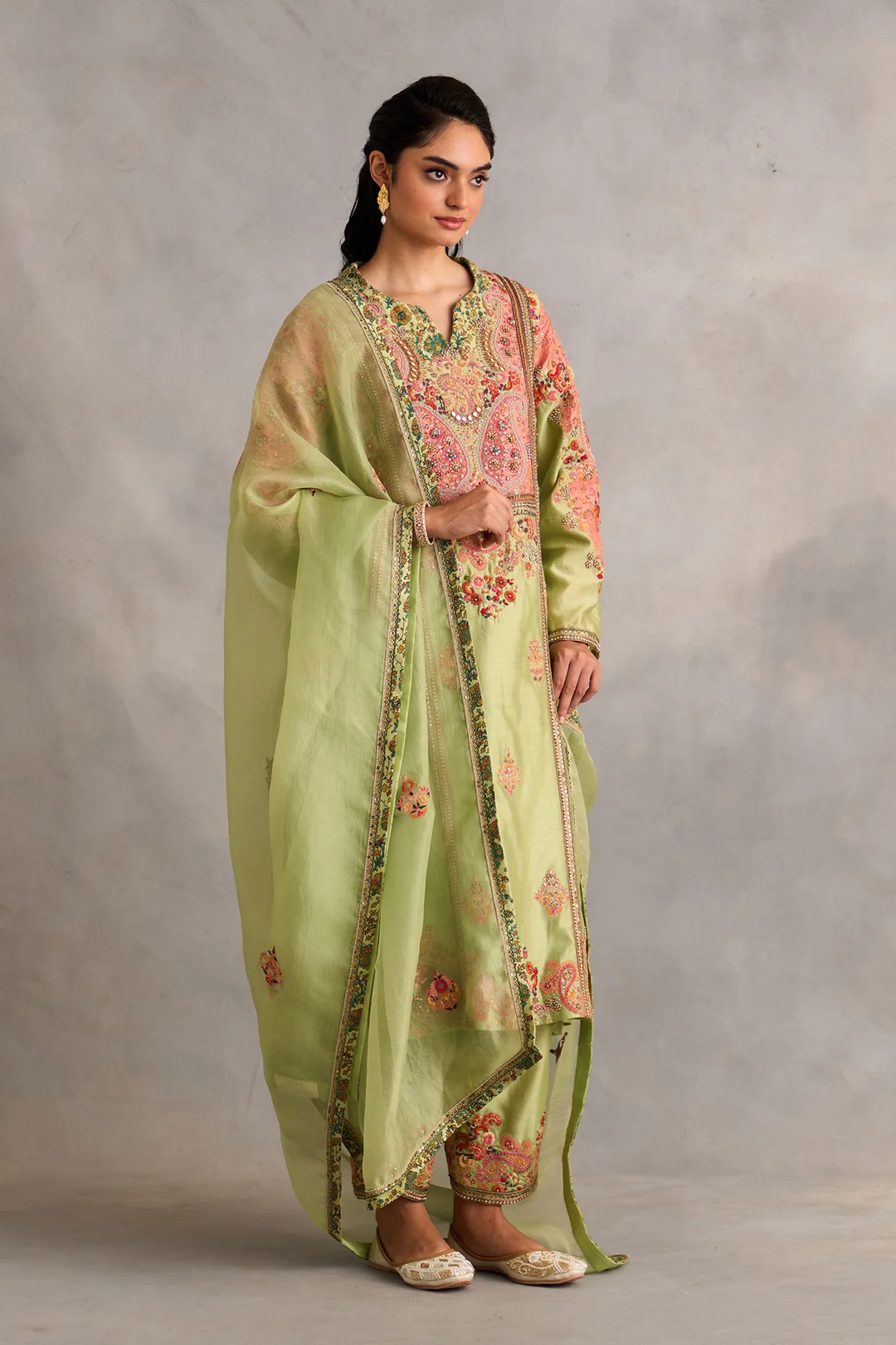 Aline Kurta with Pants and Dupatta